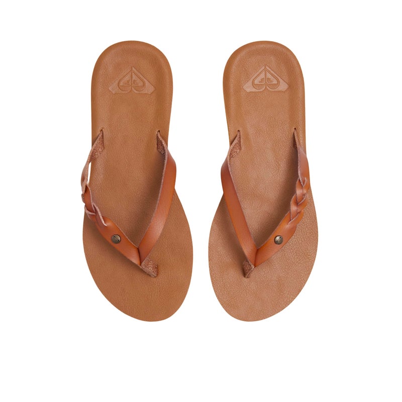 Roxy Women's Liza IV Beach Sandals, Tan Combo, 7 - Image 5